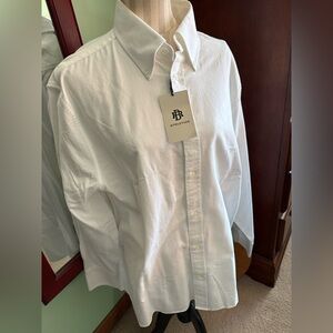 Banana Republic women’s preppy oversized button-down shirt